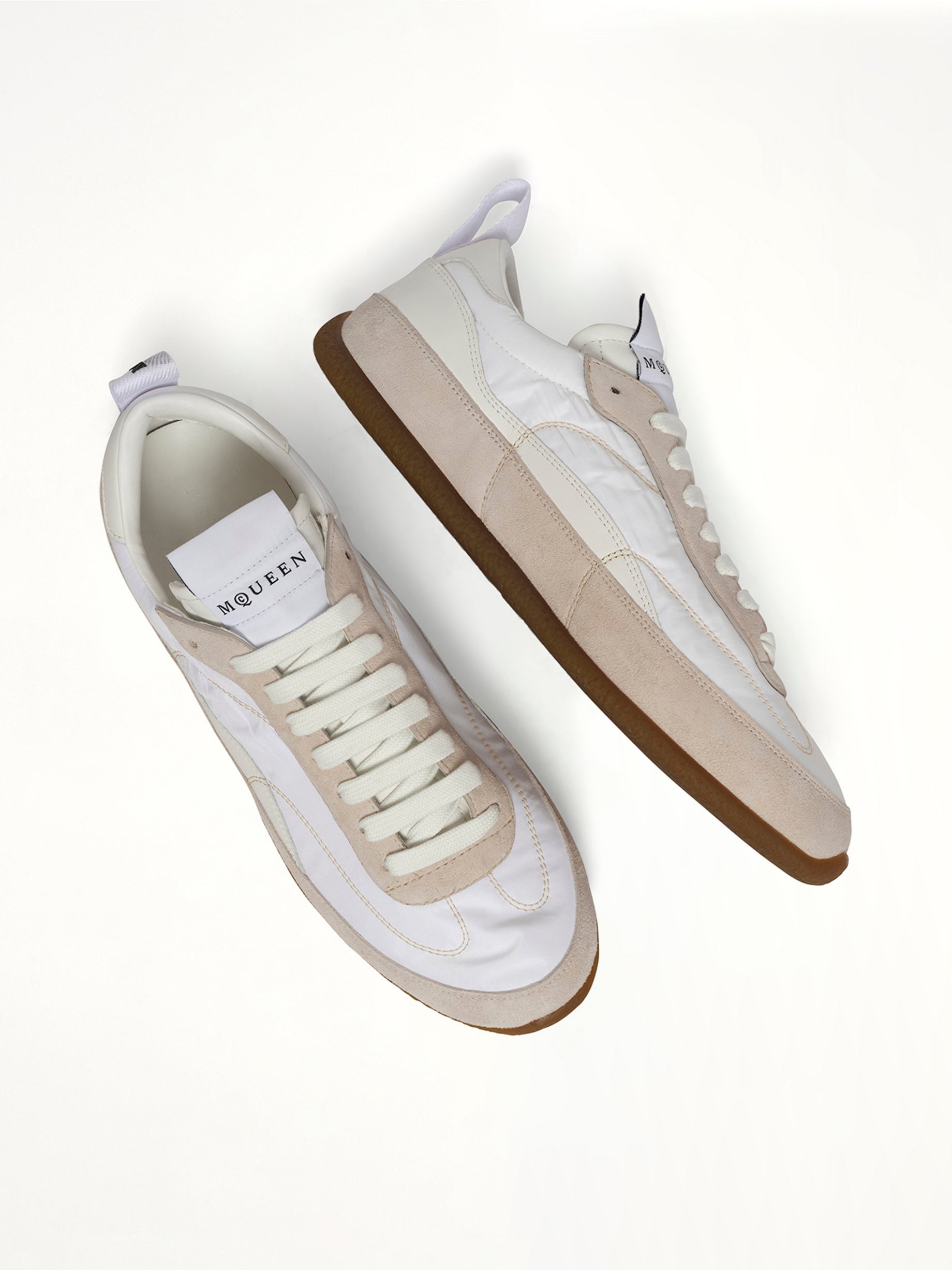 EC1 Sneaker in White Top View | ALEXANDER MCQUEEN