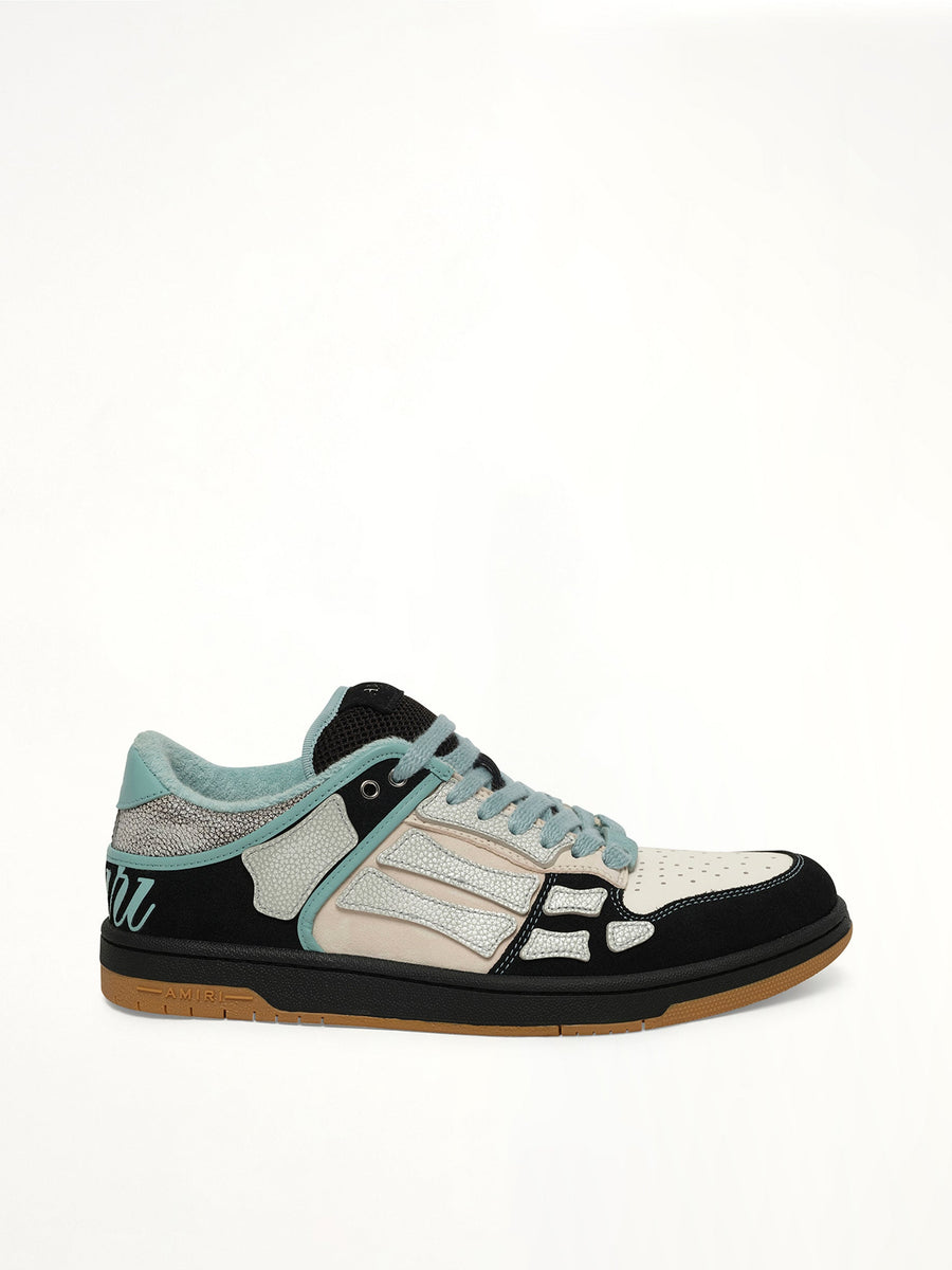 XL Skel Top Low Sneaker in Black Side View | AMIRI