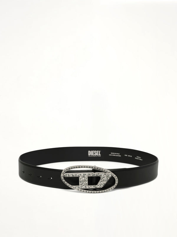 B-1DR STRASS Belt in Black