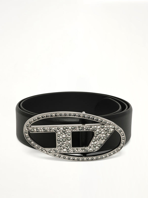 B-1DR STRASS Belt in Black