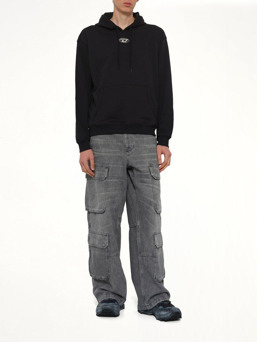 S-NORM-HOOD-IOD Hoodie in Black