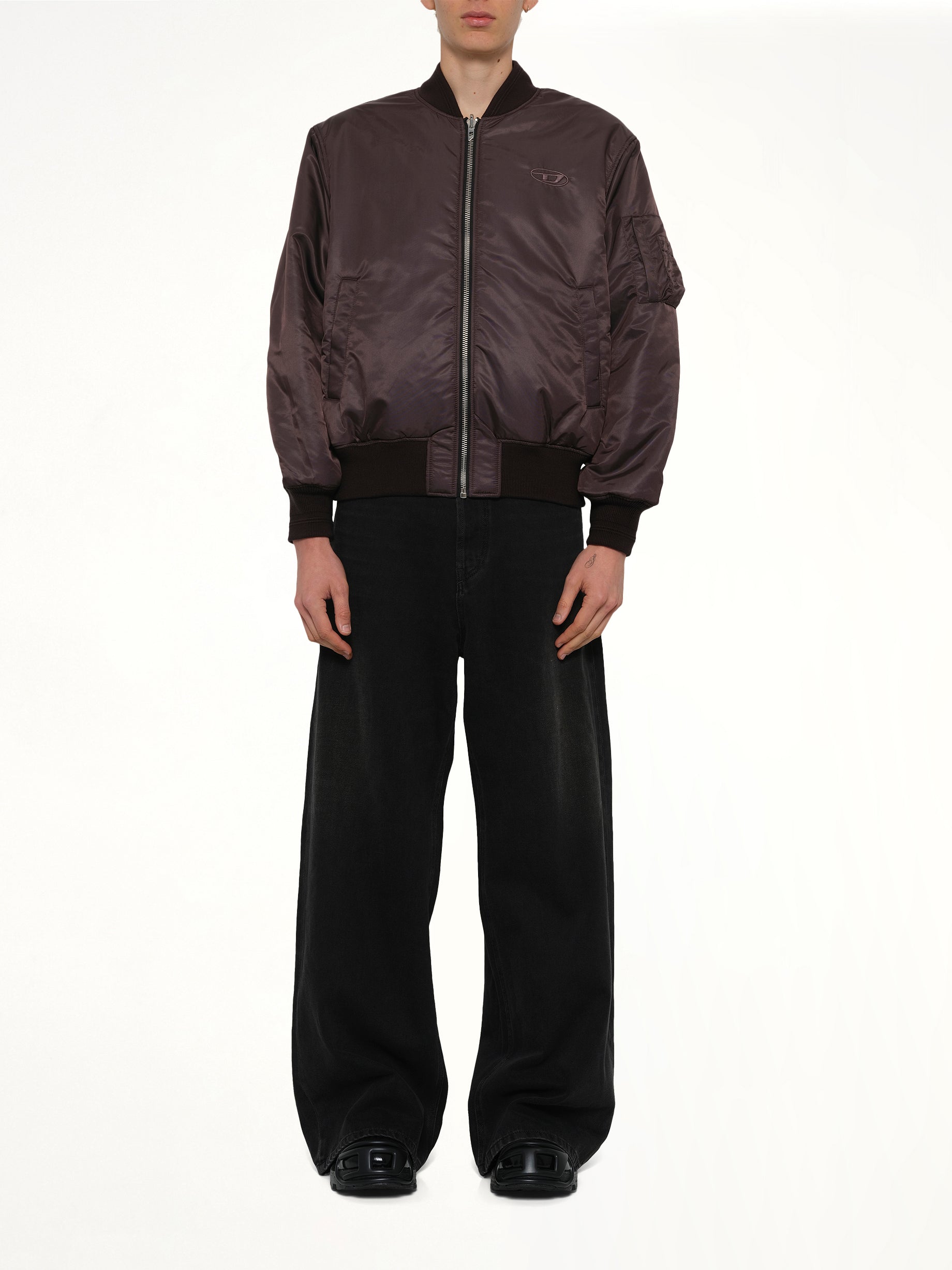W-TYPE-D1 Bomber Jacket in Brown