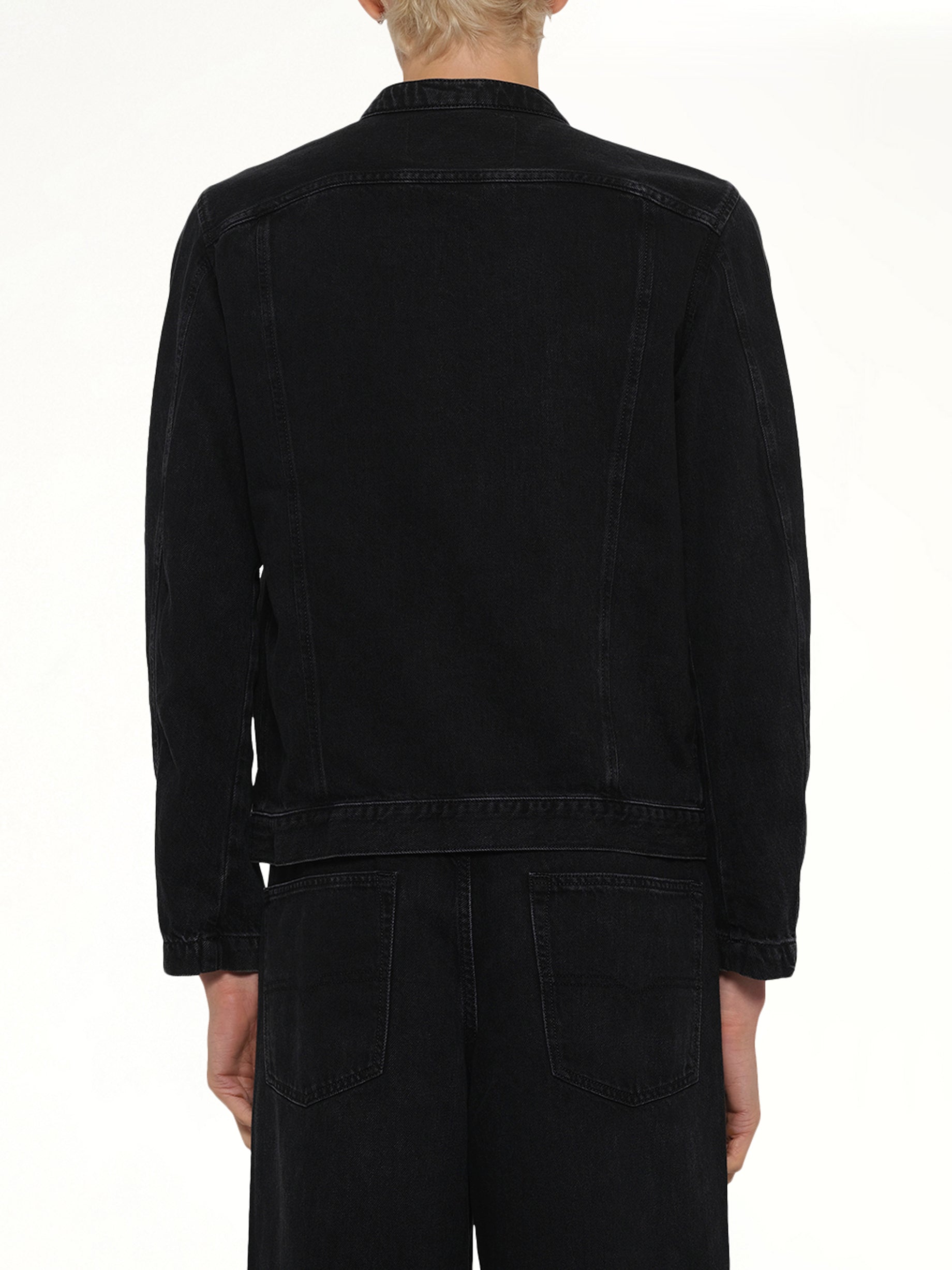 D-GLORY Denim Jacket in Black