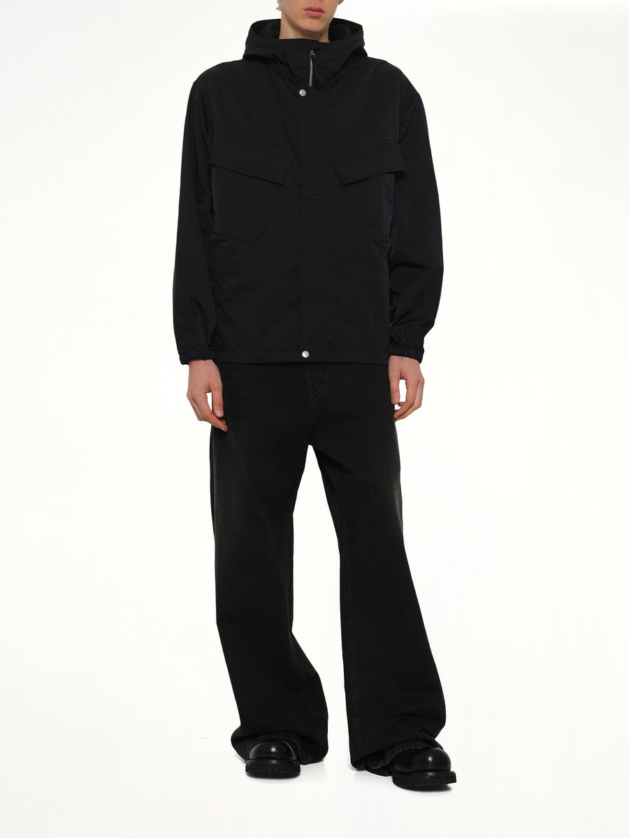 Boke Flower 2.0 Short Windbreaker in Black