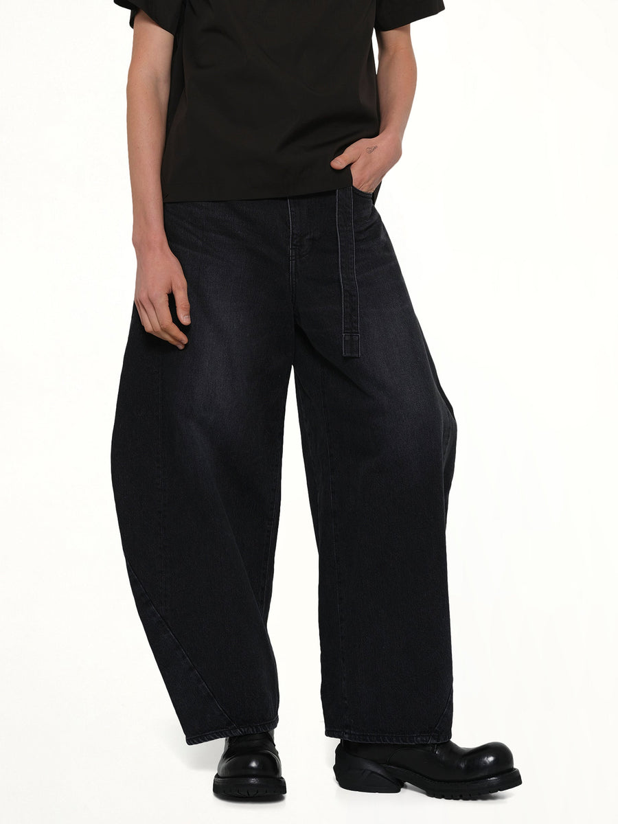 Denim Pants in Black