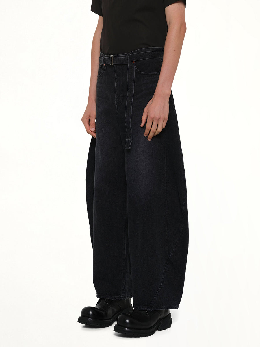 Denim Pants in Black