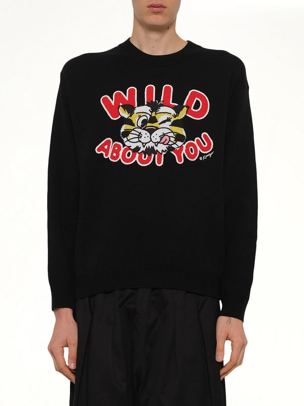 Kenzo Wild Tiger Jumper in Black