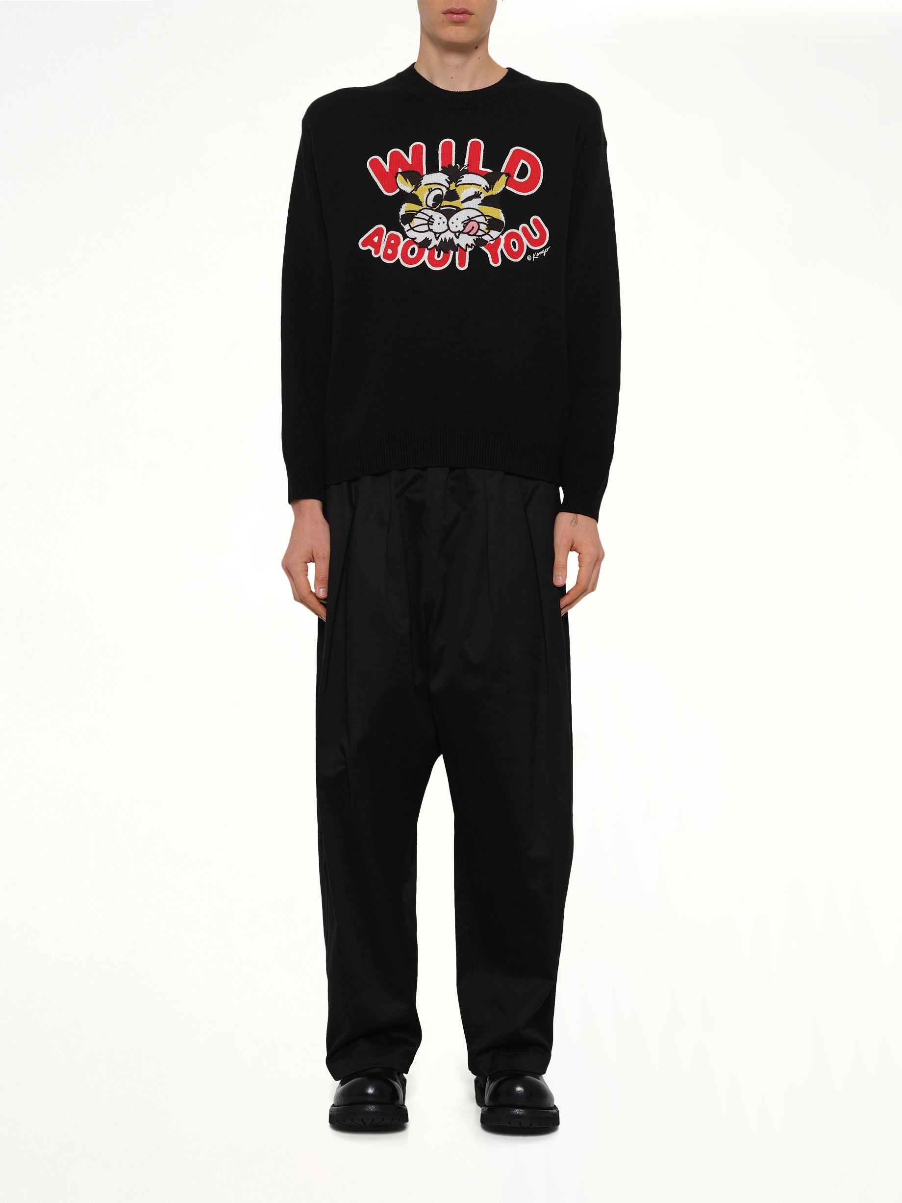 Kenzo Wild Tiger Jumper in Black