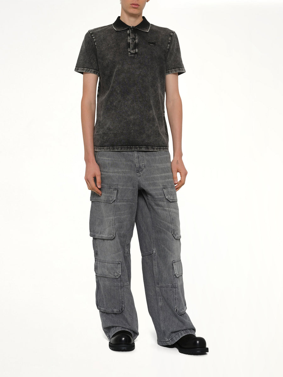 T-REJUST-NC-DEN Polo in Grey