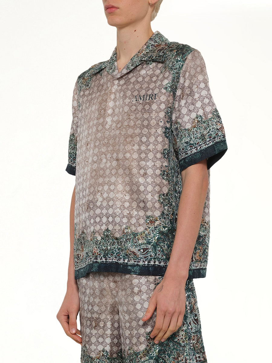 Bandana Bowling Shirt in Multicolour