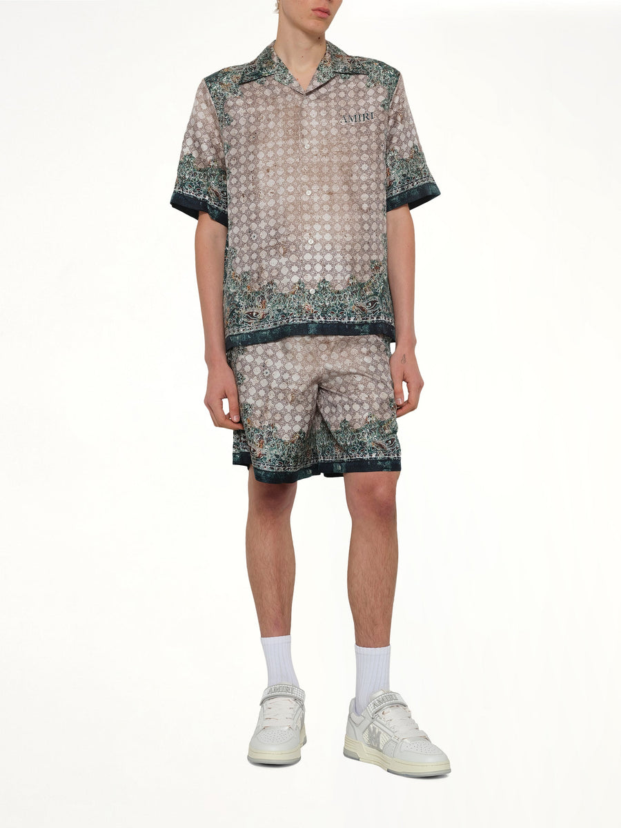 Bandana Bowling Shirt in Multicolour
