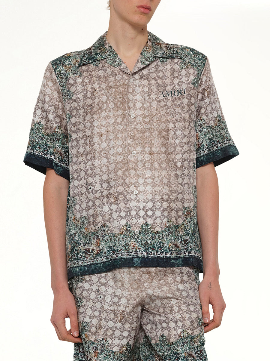 Bandana Bowling Shirt in Multicolour