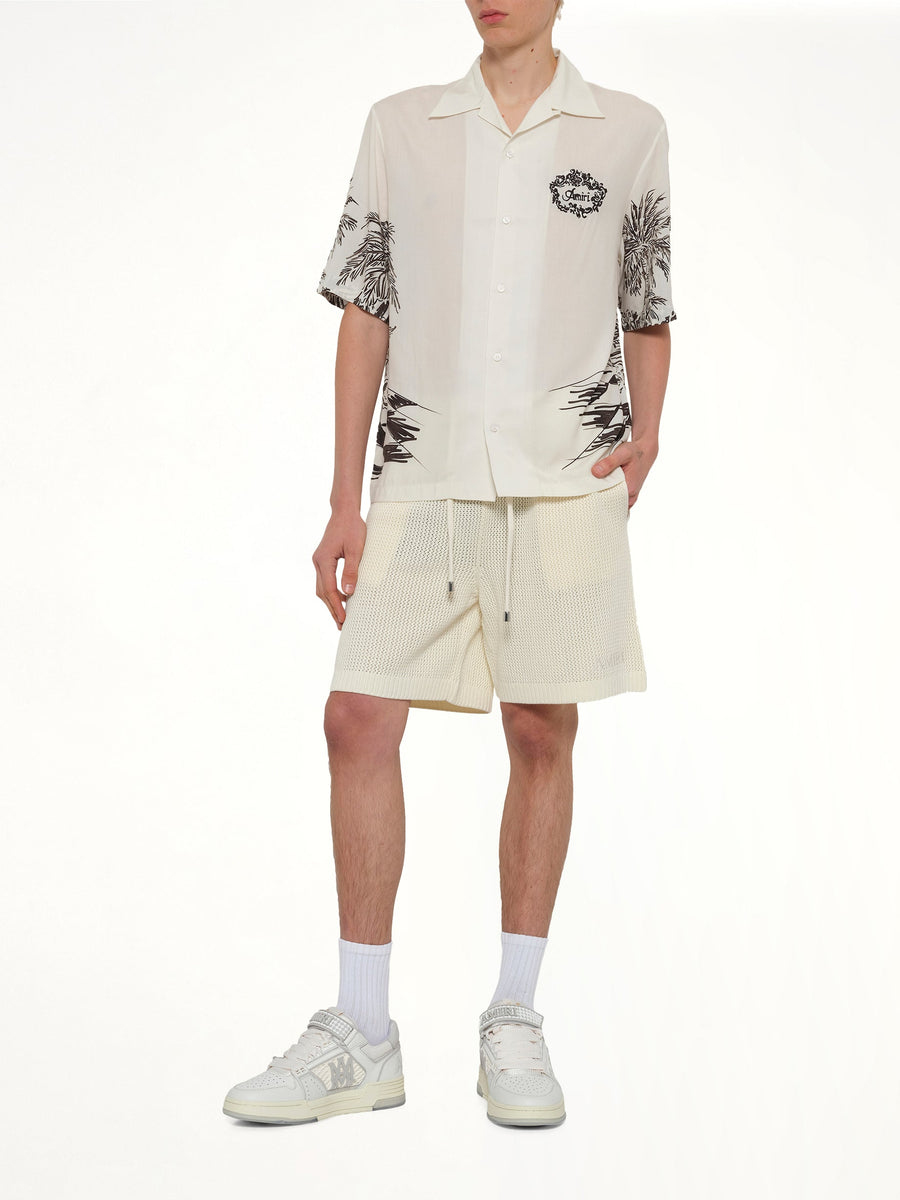 Chateau Sketch Camp Shirt in Ivory