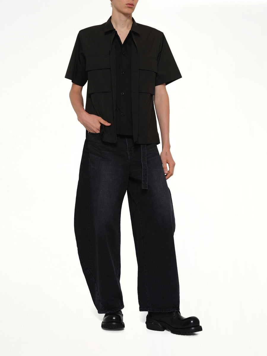Poplin Shirt in Black