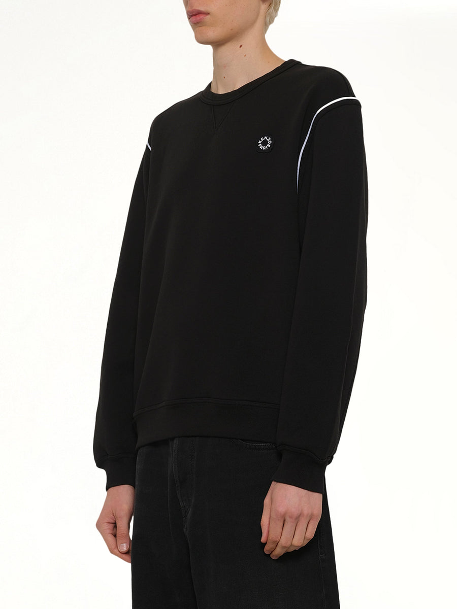 Boke Flower 2.0 Embroidered Classic Sweatshirt in Black