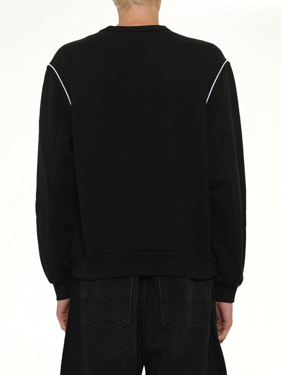 Boke Flower 2.0 Embroidered Classic Sweatshirt in Black