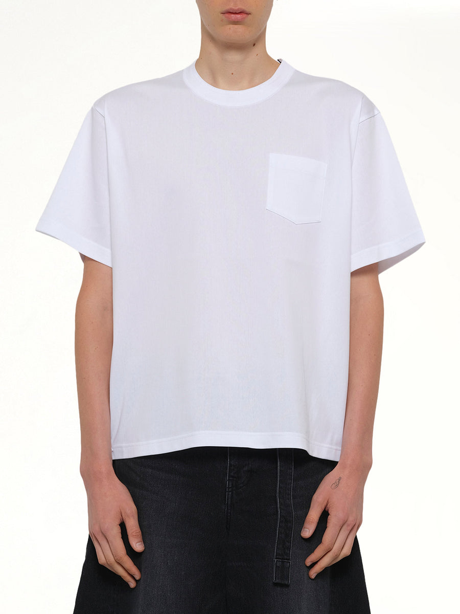 Cotton Jersey T-Shirt in White