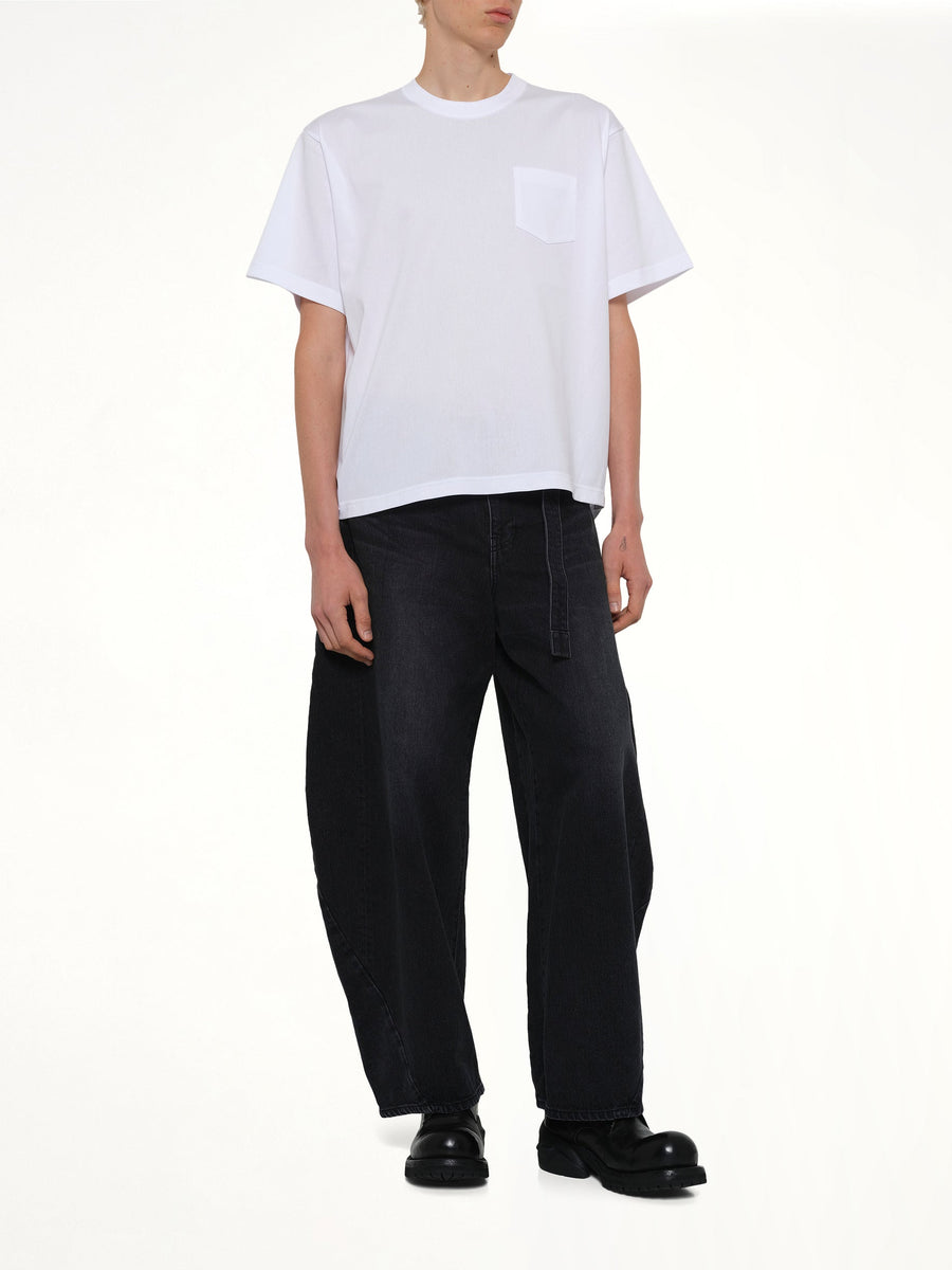 Cotton Jersey T-Shirt in White