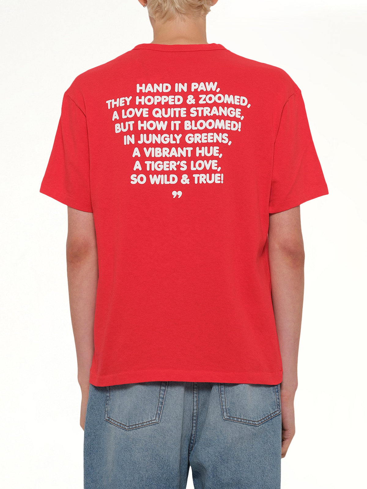 Kenzo Cartoon Classic T-Shirt in Cherry