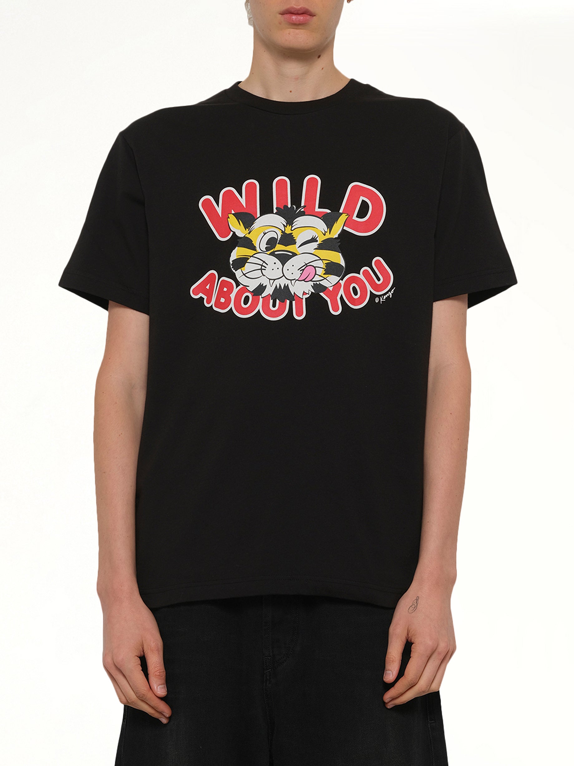 Kenzo Wild Tiger Classic T-Shirt in Black BLACK / S