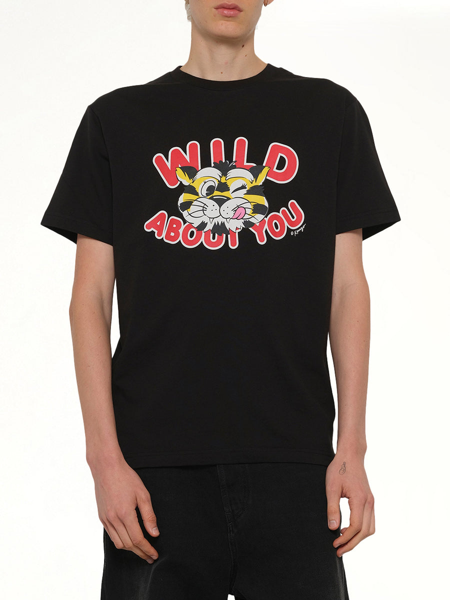 Kenzo Wild Tiger Classic T-Shirt in Black