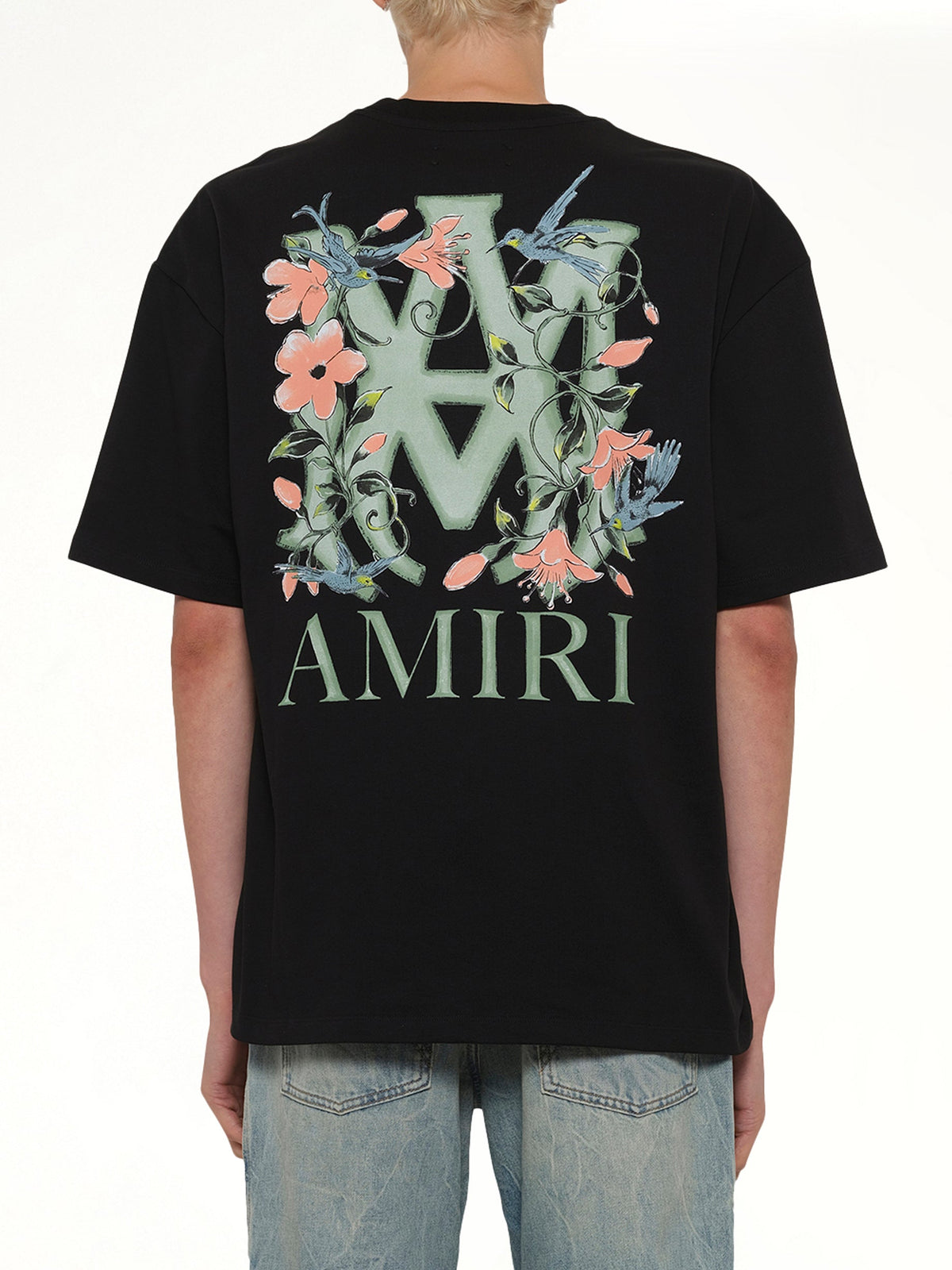 MA Floral Oversized T-Shirt in Black