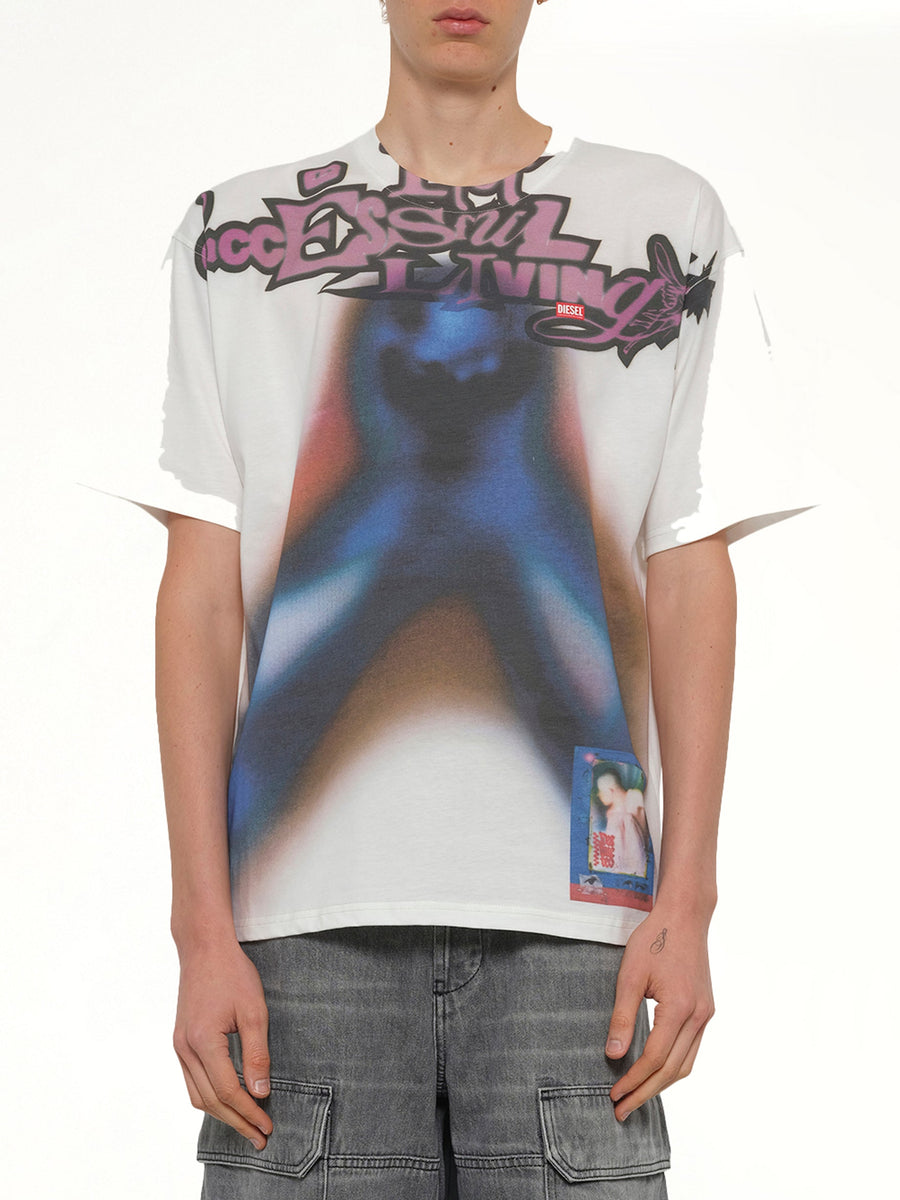 T-BOXT-V13 T-Shirt in White