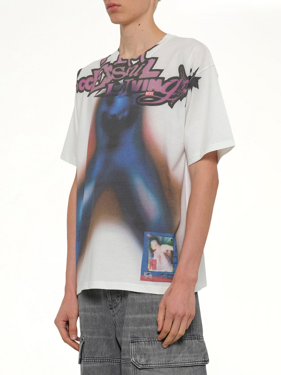 T-BOXT-V13 T-Shirt in White