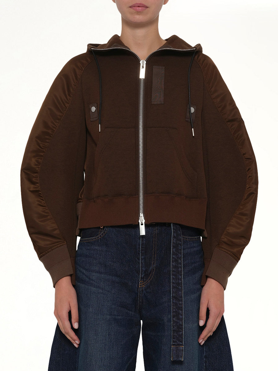 Sponge Sweat Hoodie in Brown