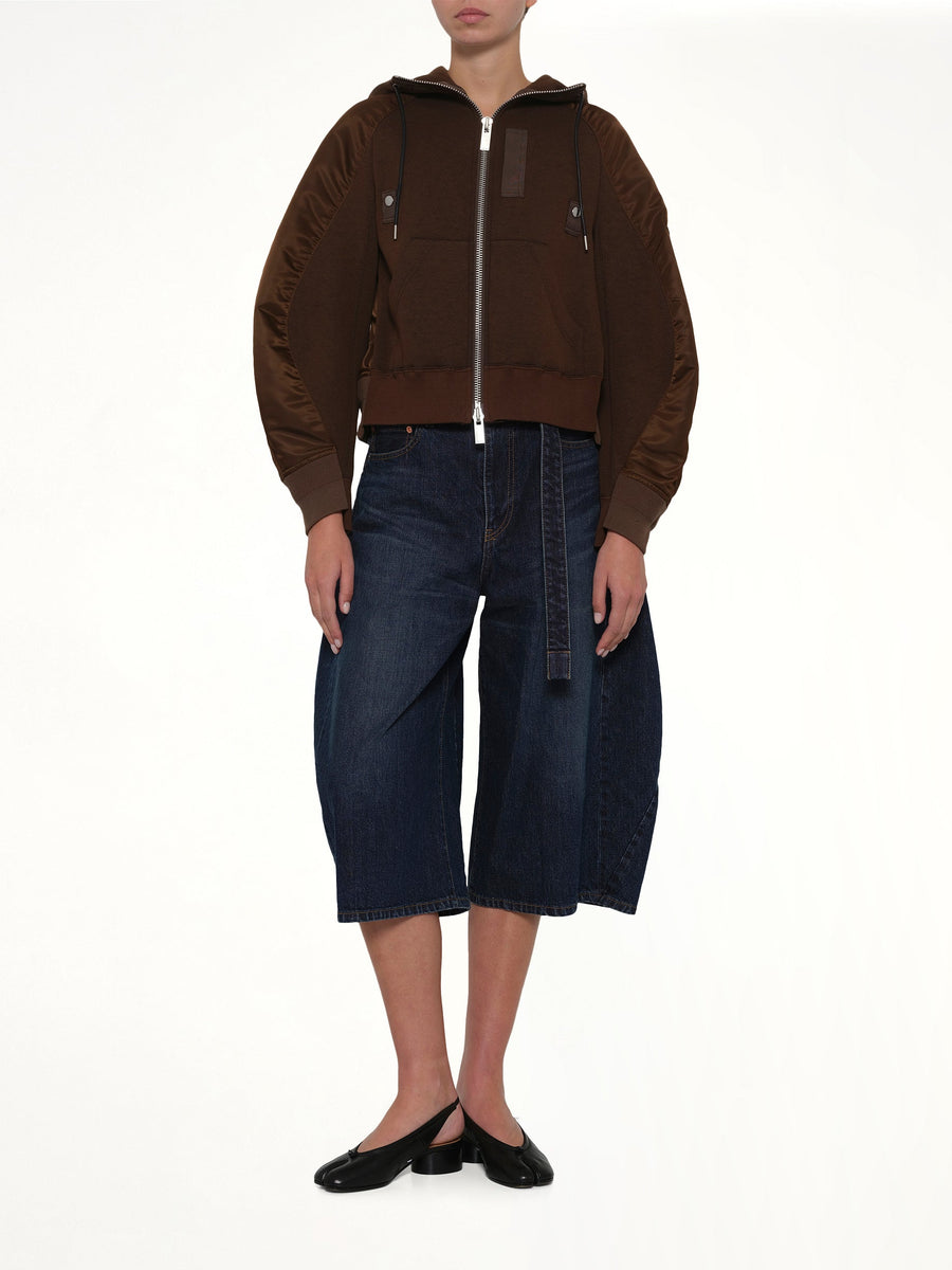 Sponge Sweat Hoodie in Brown