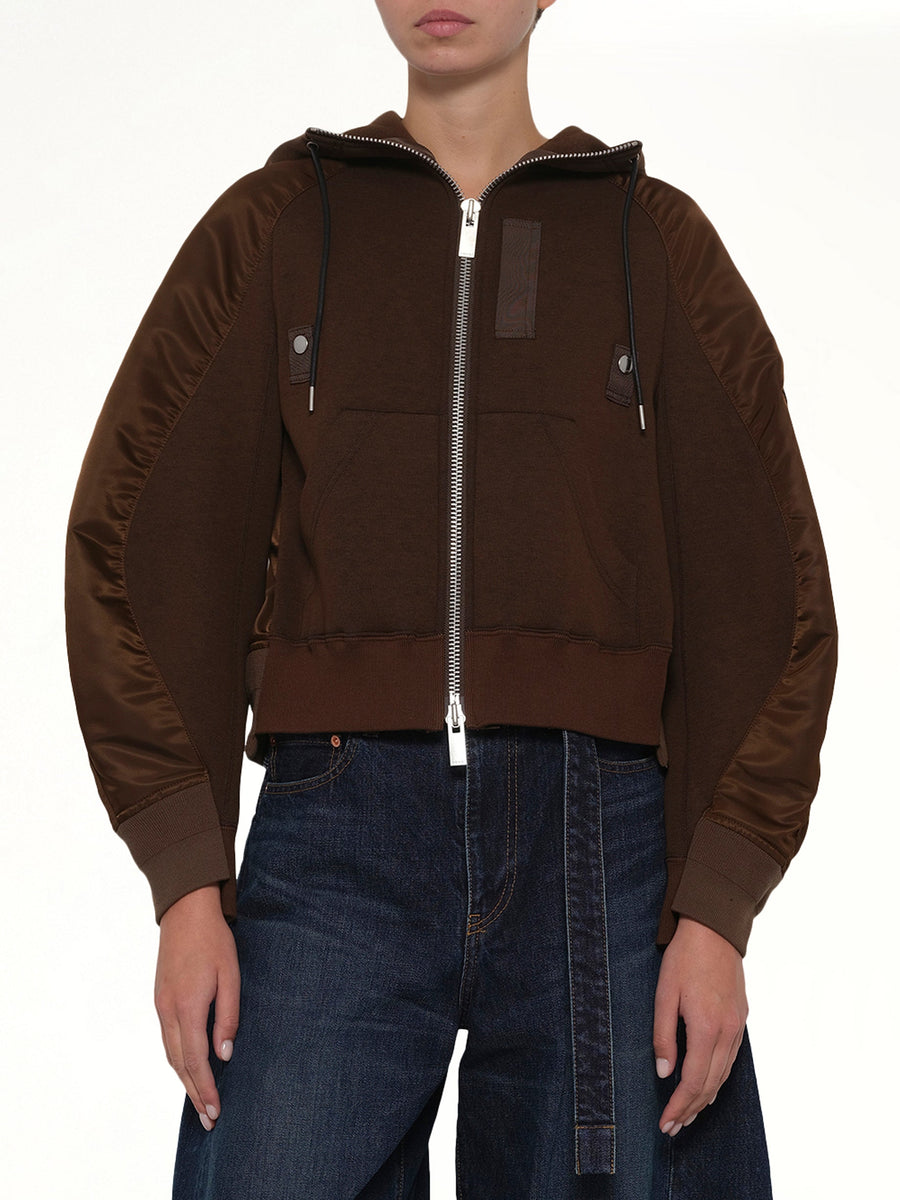 Sponge Sweat Hoodie in Brown