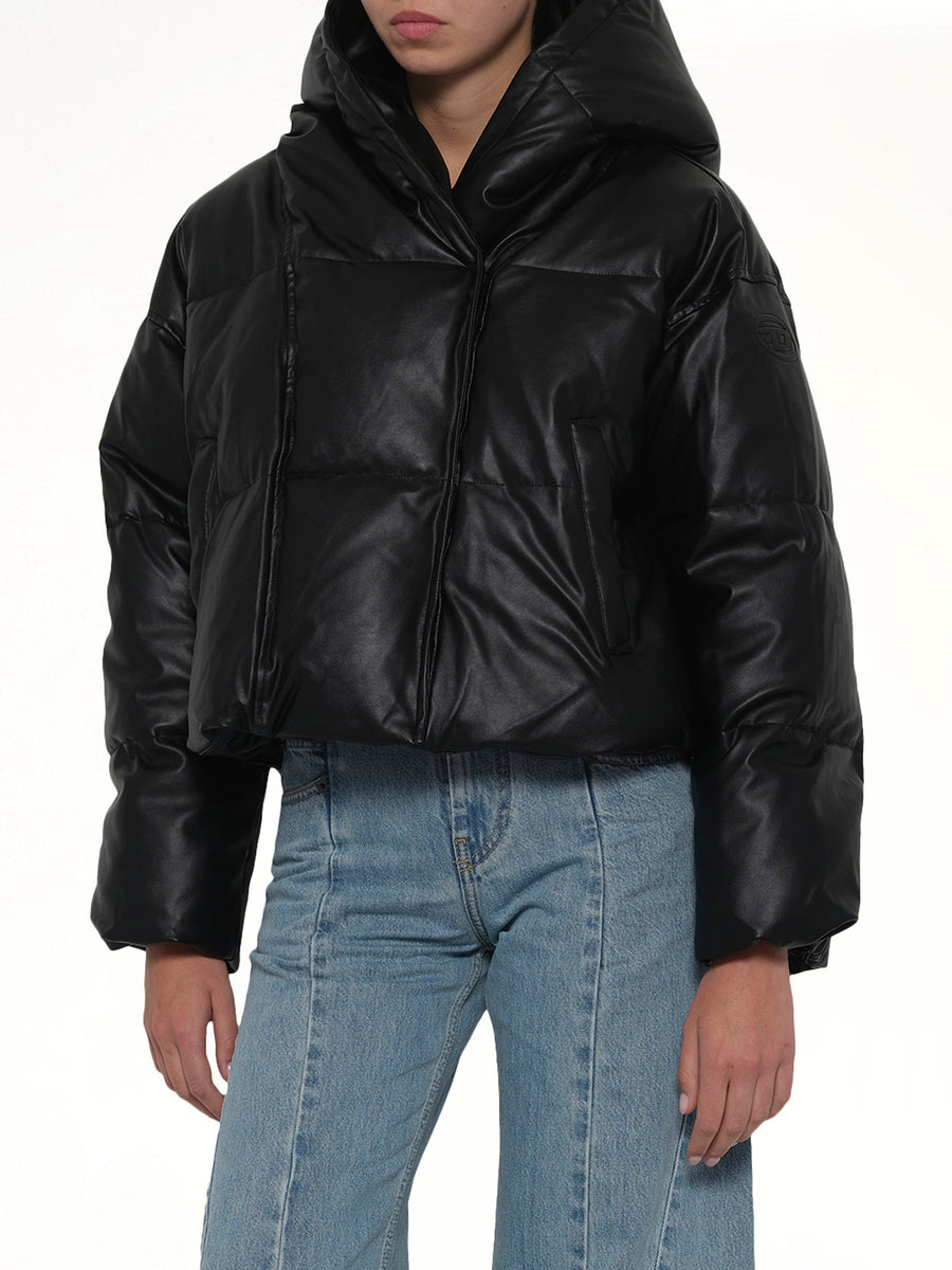 W-ILLEY Puffer Jacket in Black