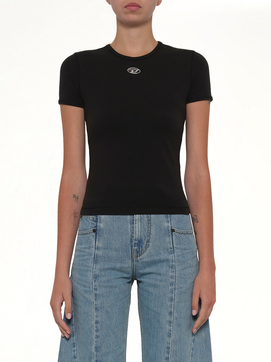 T-UNCUTIESLONG-OD T-Shirt in Black