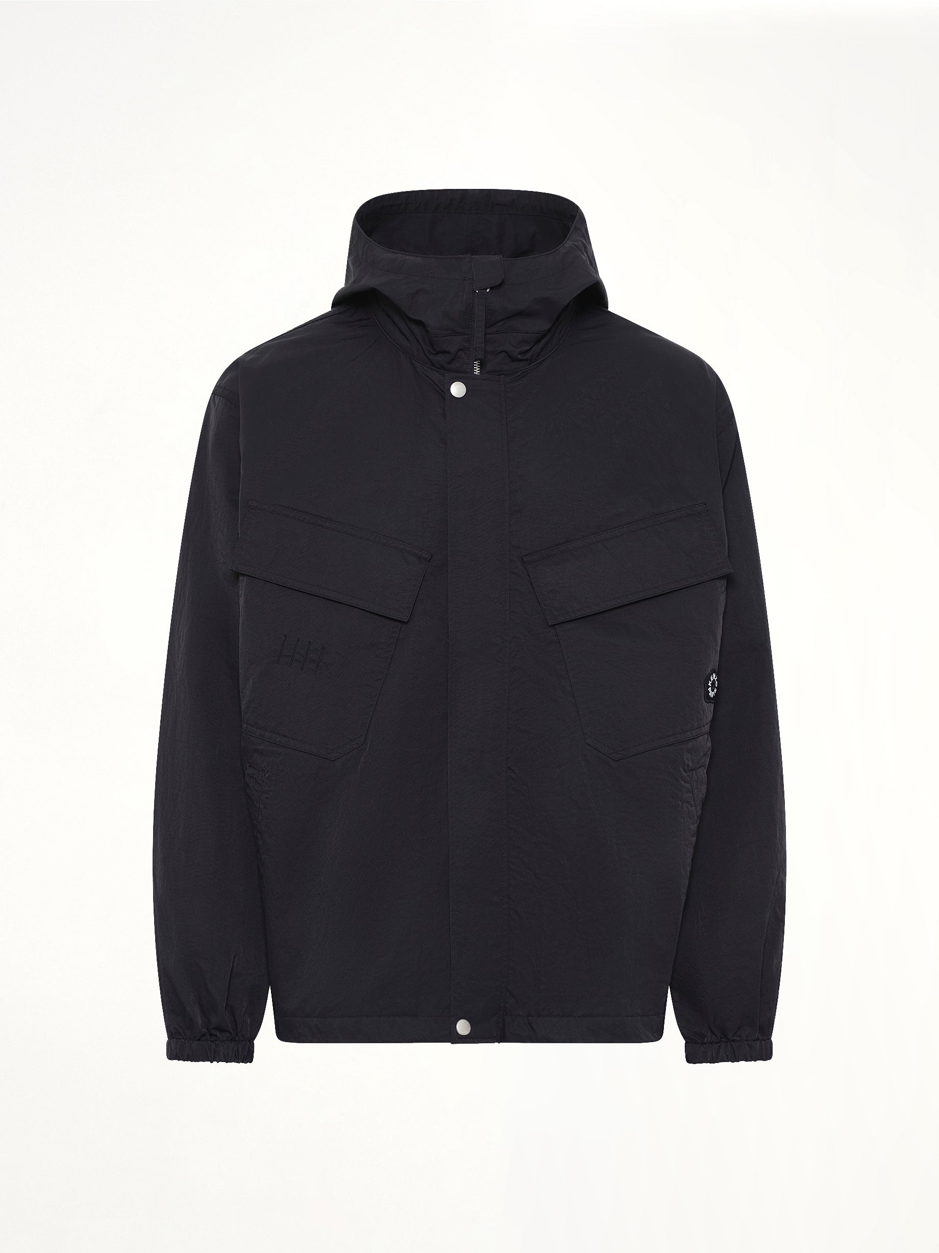 Boke Flower 2.0 Short Windbreaker in Black
