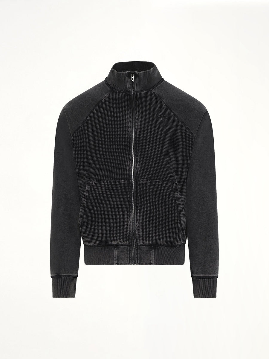 S-WAFY-ZIP-RAG Jacket in Black