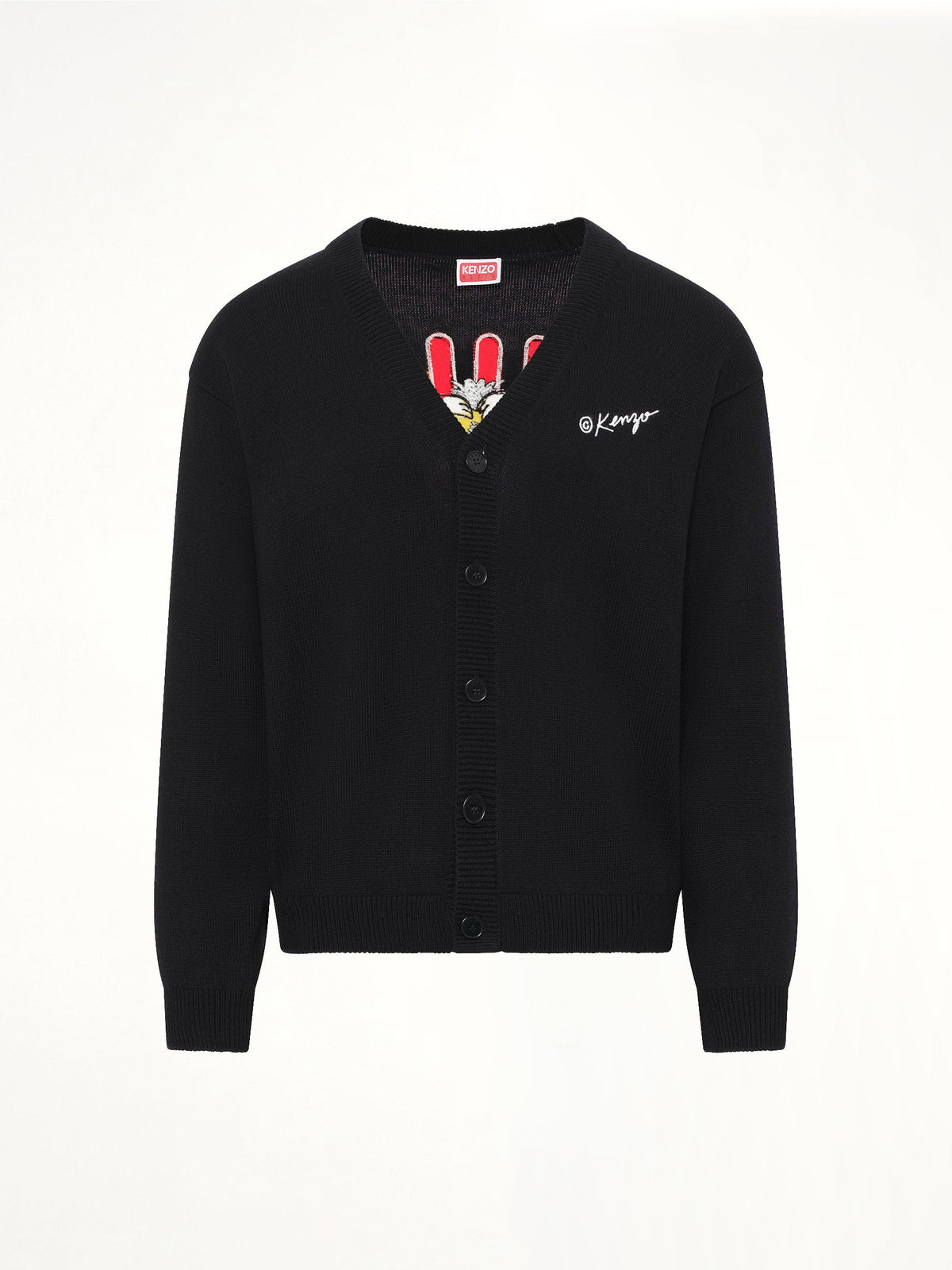 Kenzo Wild Tiger Cardigan in Black
