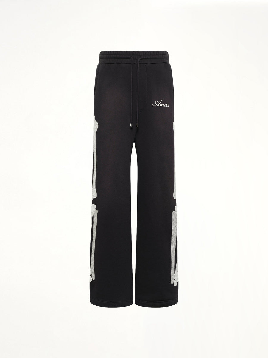 Bones Oversized Sweatpant in Black