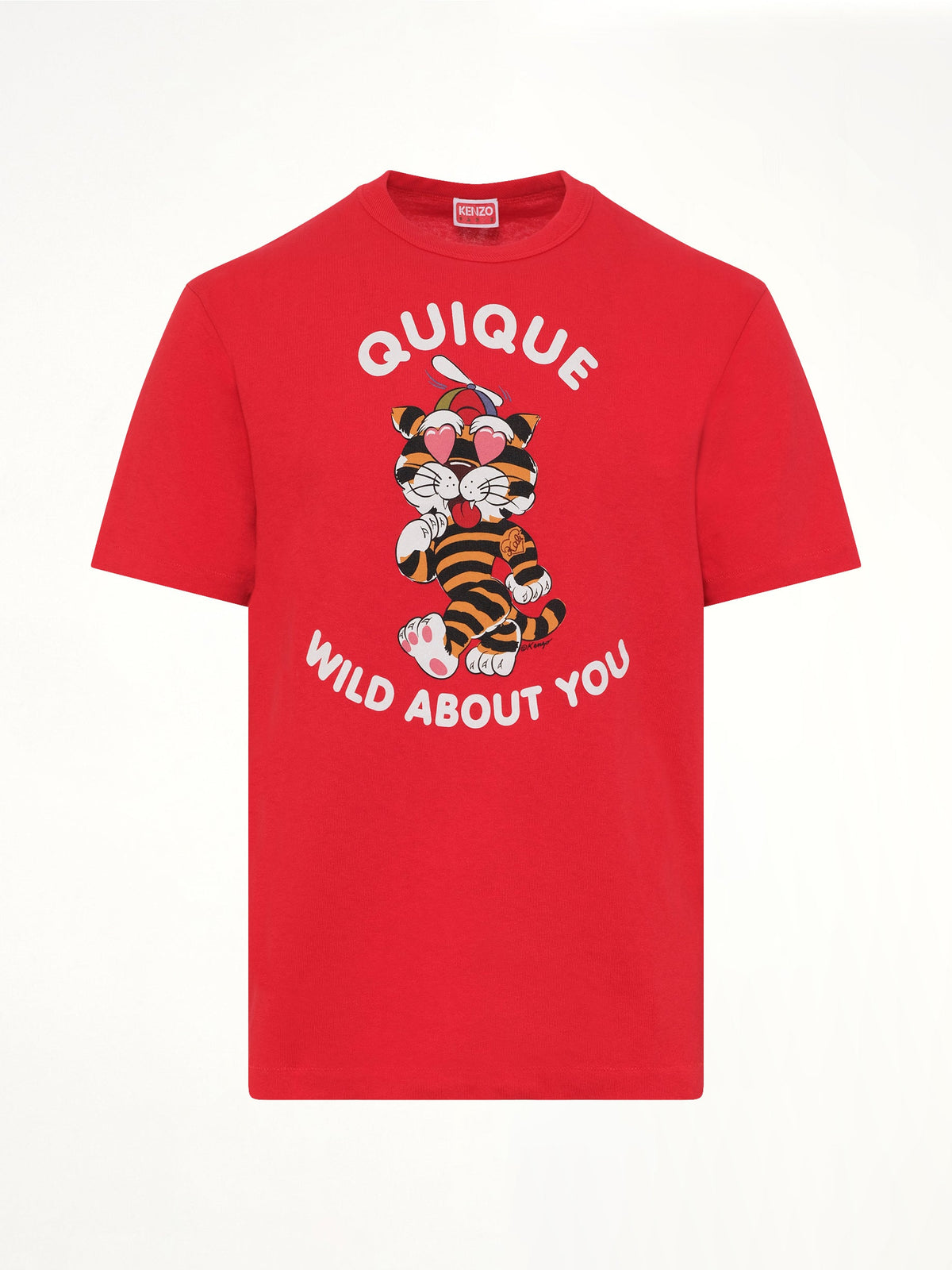 Kenzo Cartoon Classic T-Shirt in Cherry
