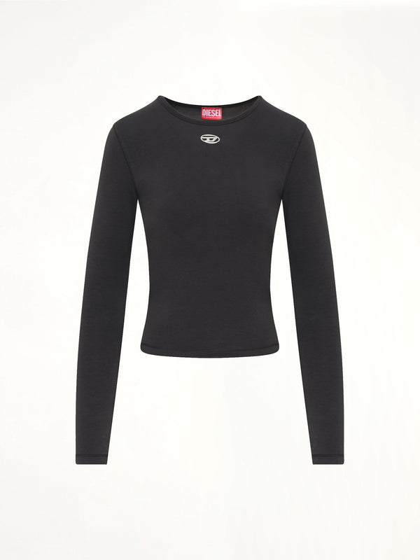 T-UNCUTIESLONG-LS-OD LS T-Shirt in Black