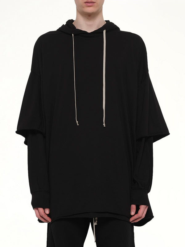 Tommy Hustler Hoodie in Black