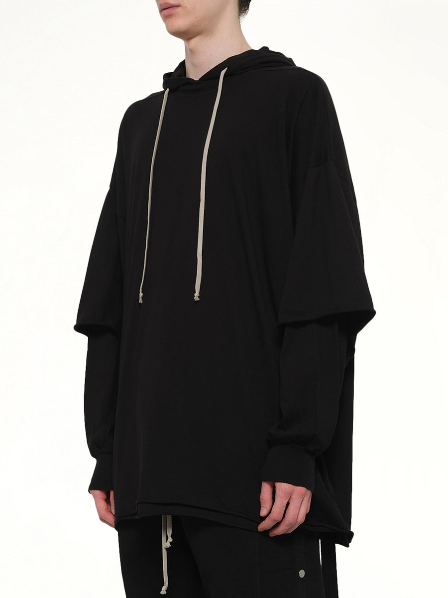 Tommy Hustler Hoodie in Black