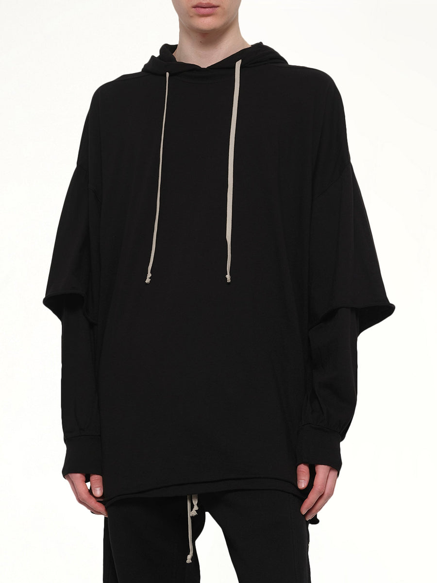 Tommy Hustler Hoodie in Black