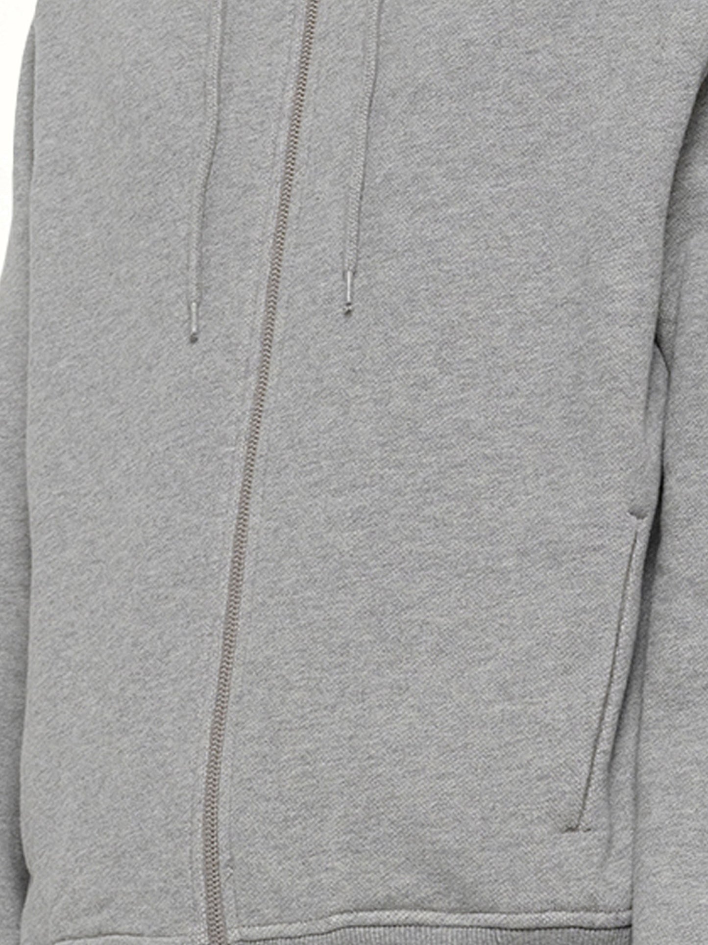 Slim Zip Up in Grey Marle