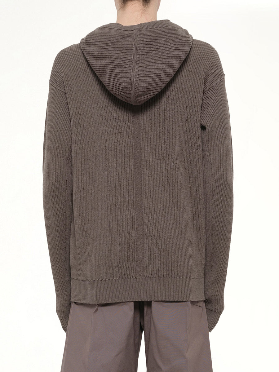 Zipped Hoodie in Dust