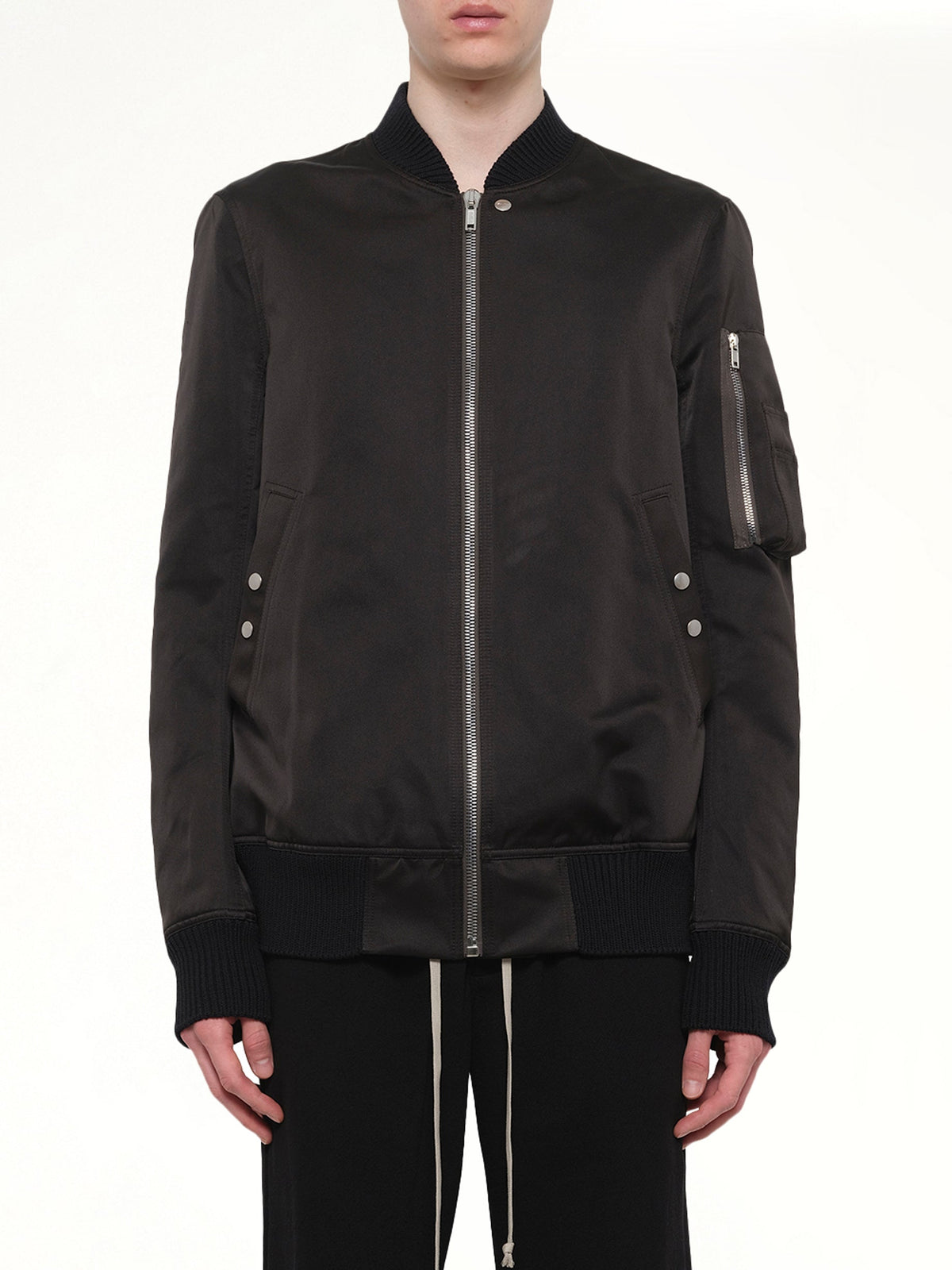 Classic Flight Jacket in Black