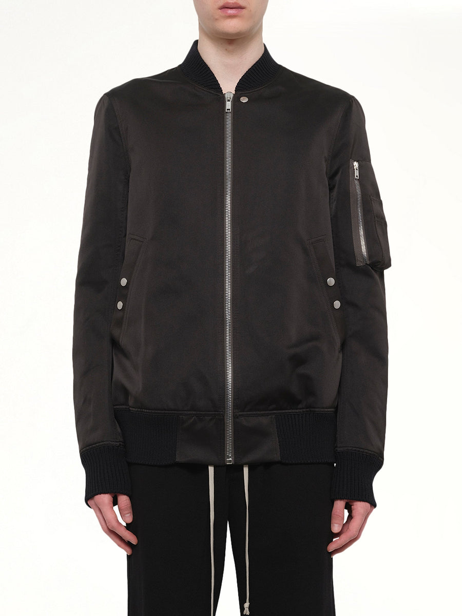 Classic Flight Jacket in Black