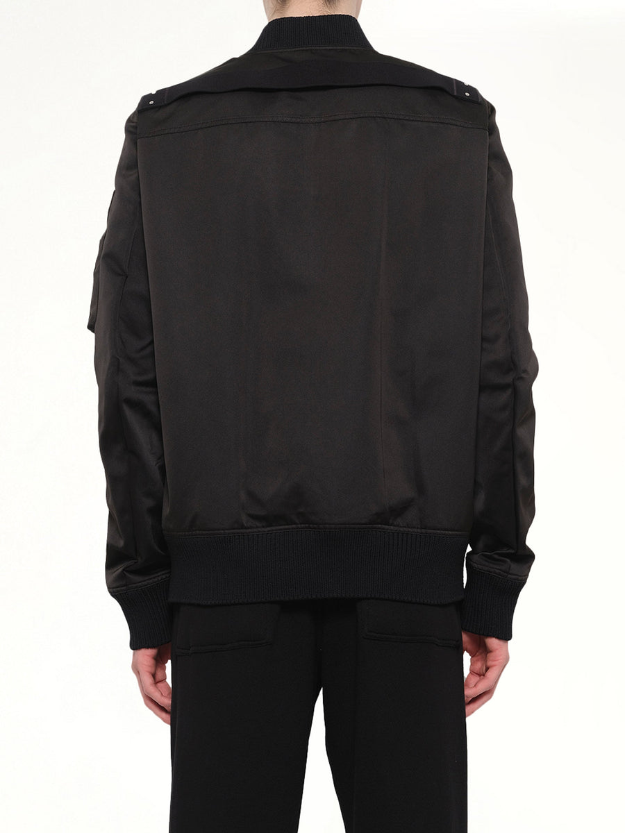 Classic Flight Jacket in Black