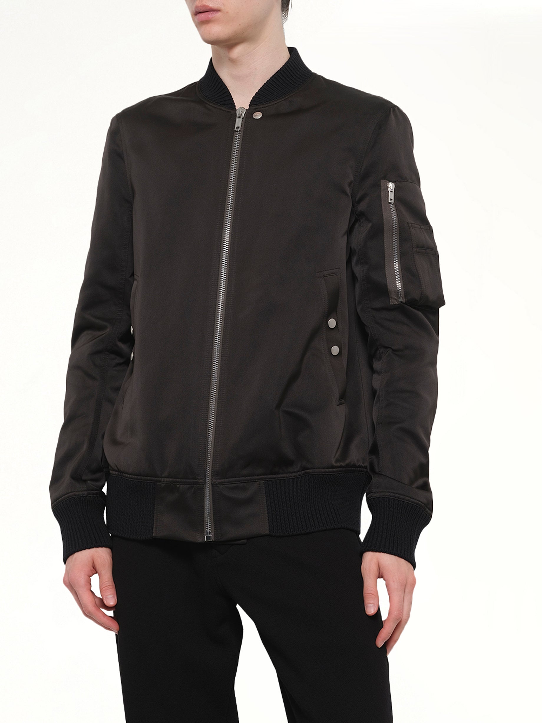Classic Flight Jacket in Black