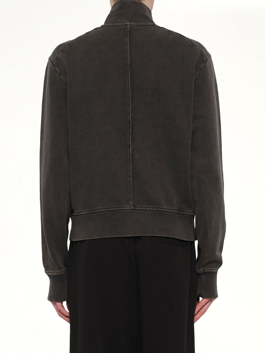 Standard Track Jacket in Washed Black