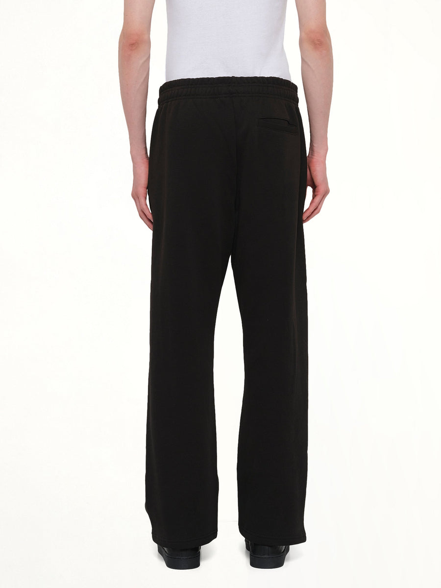 Straight Leg Sweatpant in Black